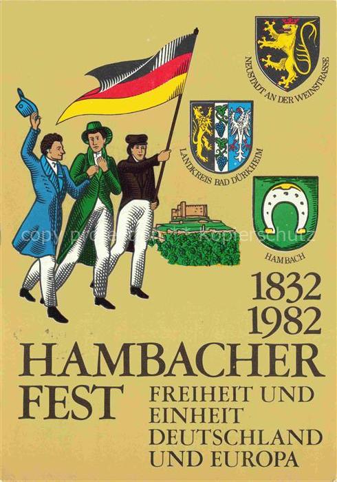 Hambach  Neustadt Weinstrasse Hambacher Fest 1982