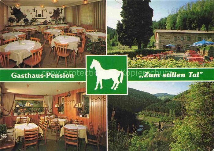 Hornesselwiese Gasthaus Pension Zum stillen Tal Gastraeume Panorama
