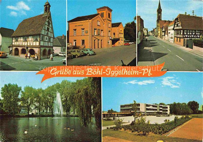 Boehl-Iggelheim Pfalz Rathaus Bahnhof Kirchenstrasse Schwarzweiher Peter Gaertne