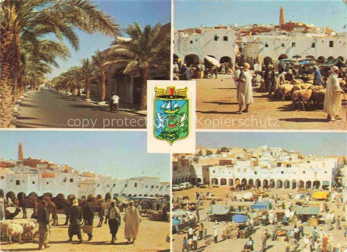 Ghardaia Algeria Strasse Markt Details