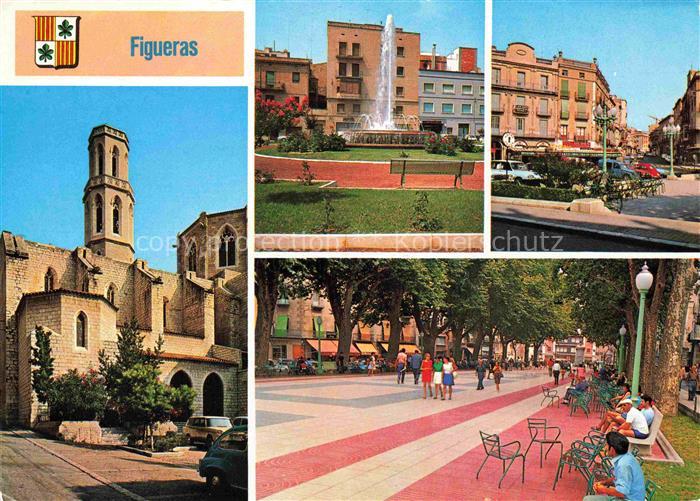 Figueras Figueres Gerona Cataluna ES Schloss Park Promenade