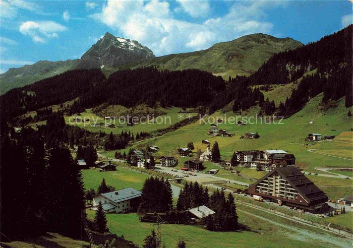 Gargellen Montafon Vorarlberg AT mit Madrisa und Schafberg