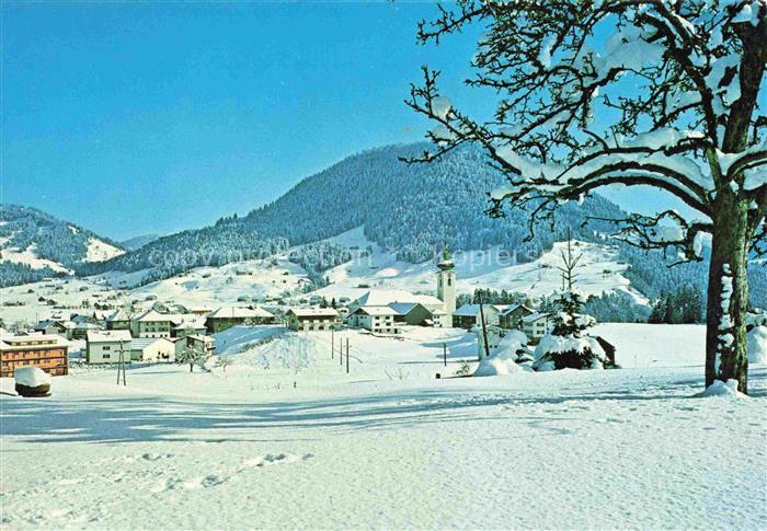 Hittisau Vorarlberg AT Winterpanorama