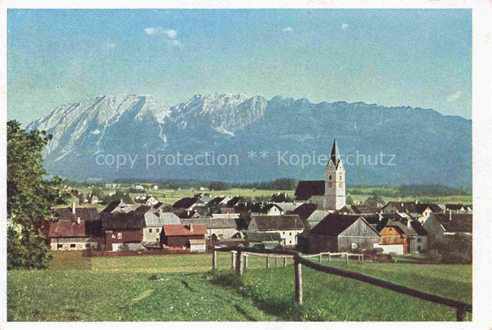 Mitterndorf Bad Steiermark AT Panorama Kirche