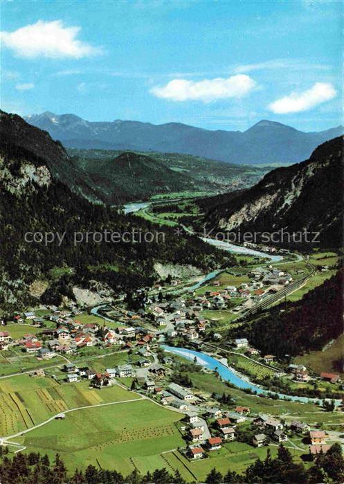 Scharnitz Fliegeraufnahme mit Mittenwald