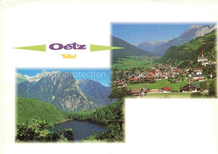 Oetz oetz Tirol AT Piburger See mit Acherkogel oetztalpartie