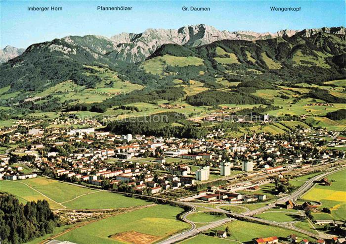 Sonthofen  Oberallgaeu Fliegeraufnahme