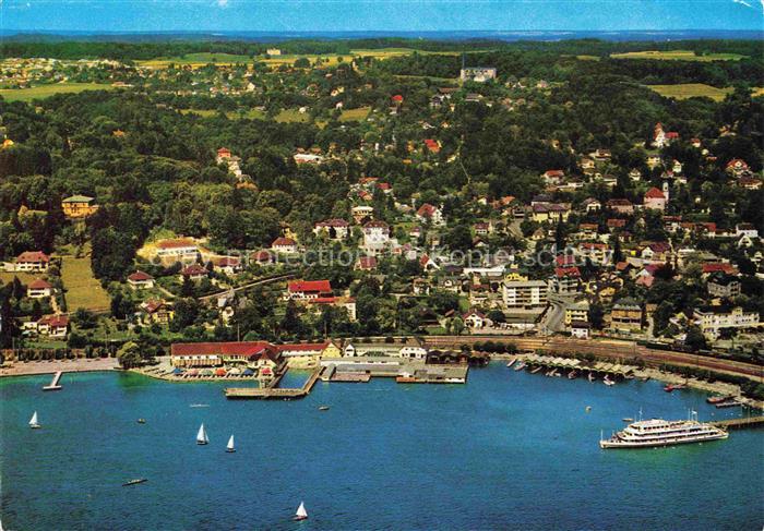 Starnberg Starnbergersee Fliegeraufnahme mit Soecking