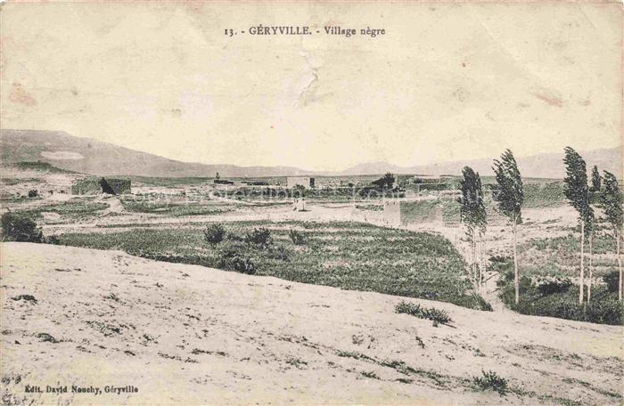Geryville Algerie Village negre