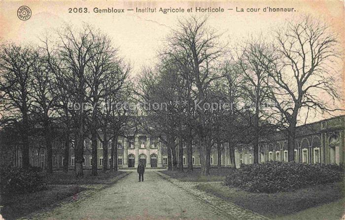 Gembloux Belgie Institut Agricole et Horticole la cour d'honneur