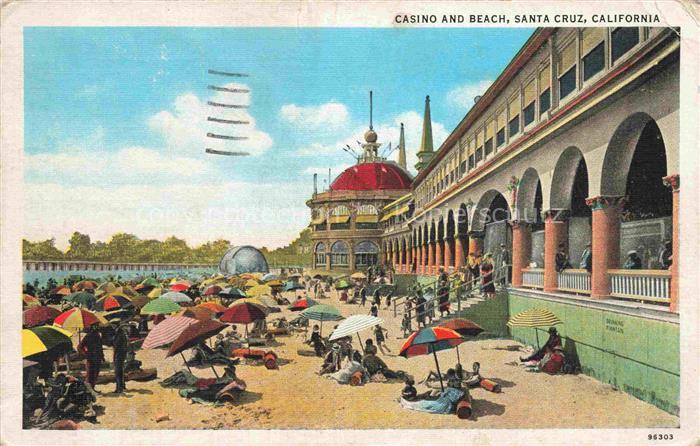 Santa Cruz California USA Casino and Beach