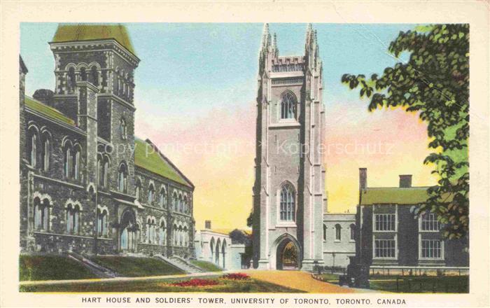 TORONTO Canada Hart House and Soldiers Tower University of Toronto