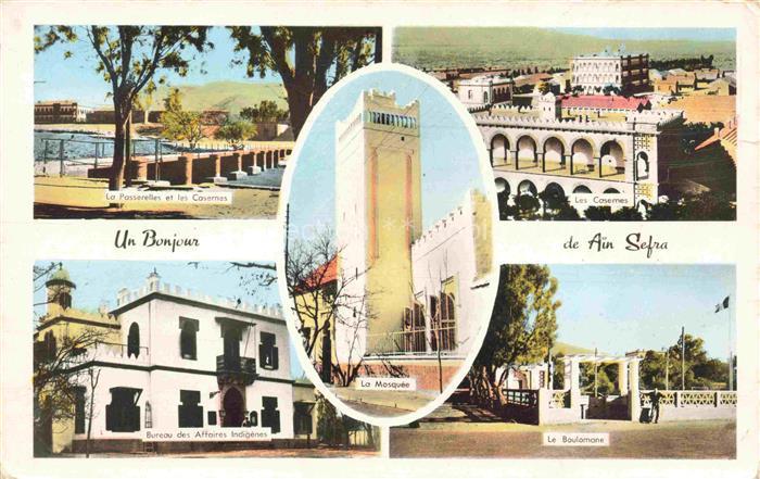 Ain-Sefra Algerie La Passerelles et les Casernes Bureau des Affaires Indigenes L