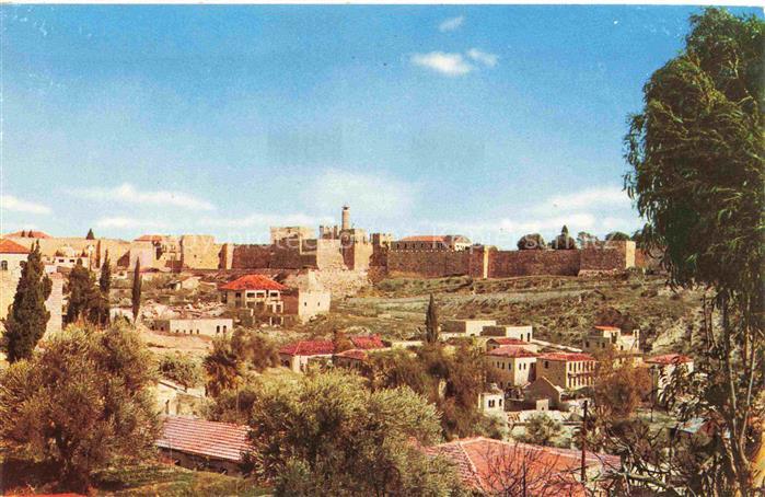 Jerusalem  Yerushalayim Israel Citadel and ancient City Wall