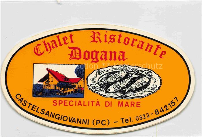 Castelsangiovanni Castel San Giovanni IT Chalet Ristorante Dogana