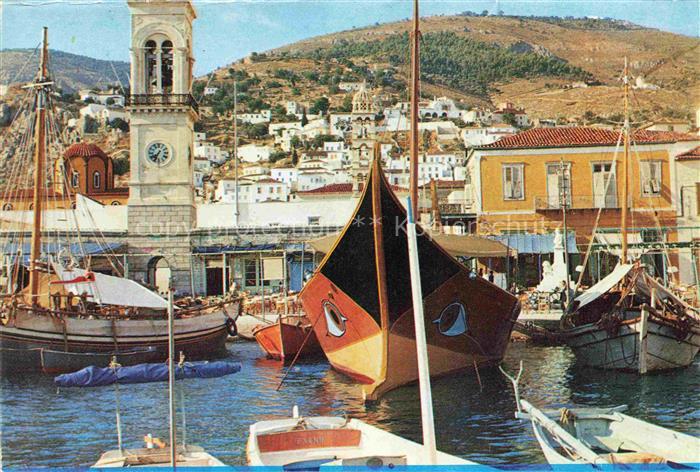 Hydra Ydra Hidra Idra Greece Hafenpartie