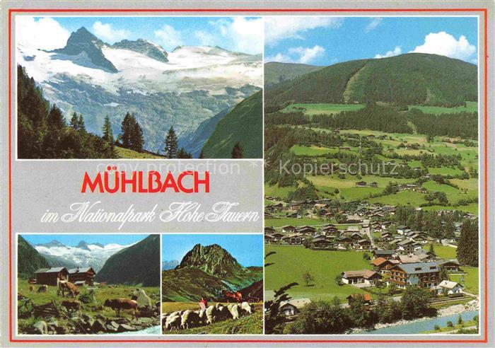 Muehlbach  Suedtirol IT im Nationalpark Hohe Tauern Habachtal Fliegeraufnahme