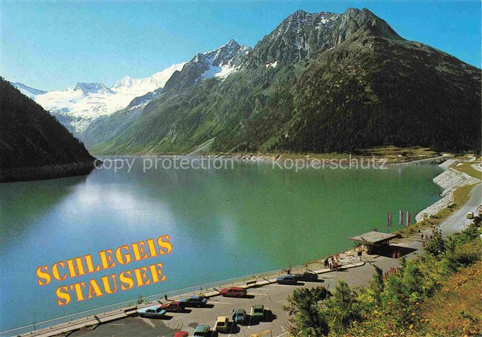 Schlegeis-Stausee Zillertal Tirol AT Panorama mit Breitstock Weisszint und Hochs