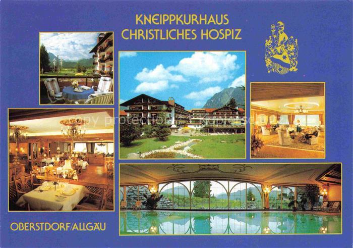 OBERSTDORF Bayern Kneippkurhaus Christl Hospiz Gastraeume Park Hallenbad