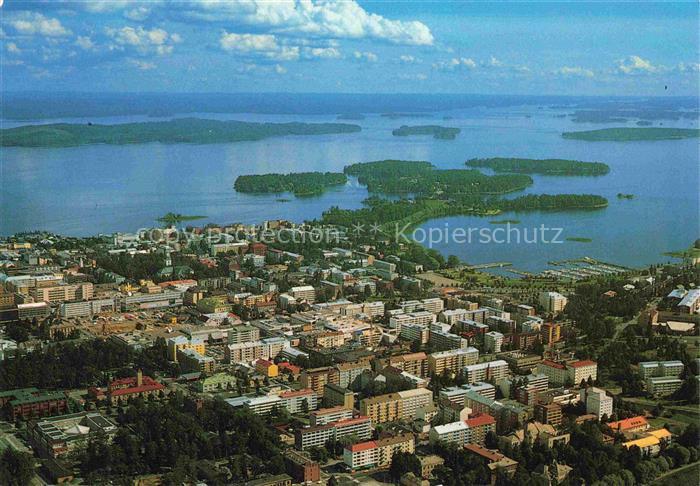 Kuopio Suomi Fliegeraufnahme