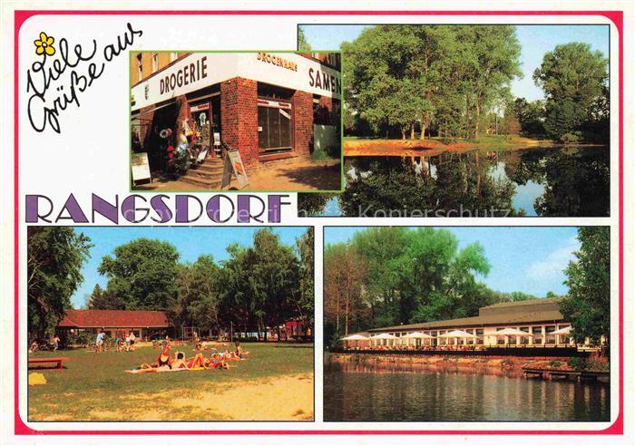 Rangsdorf Drogerie Gondelteich Liegewiese Strandbad