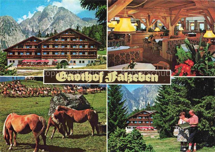 Hafling Avelengo-Falzeben IT Gasthof Falzeben Gaststube Pferdekoppel Park