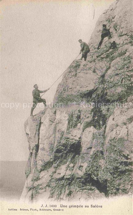 Bergsteigen Klettern Mountaineering Alpinisme Alpinismo-- J.J.Nr.5630 Une grimpe