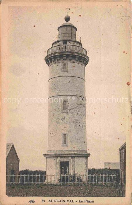 Leuchtturm Lighthouse Faro Phare-- Ault Onival