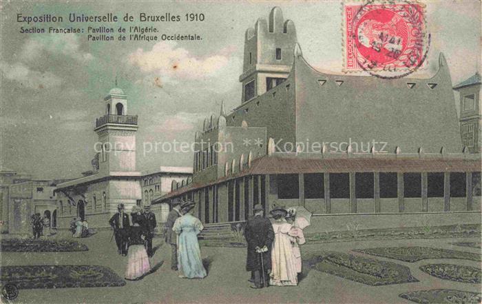 Exposition Universelle Bruxelles 1910 Section Francaise Pavillon de l Algerie