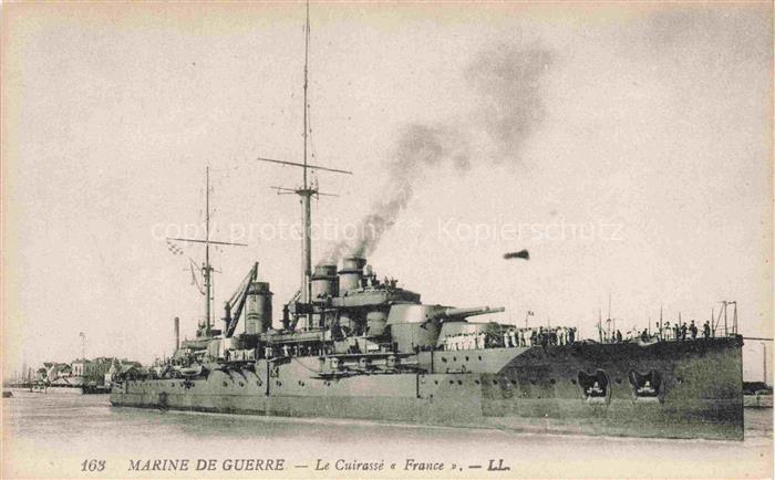 Marine  Warships Guerre Le Cuirassi France