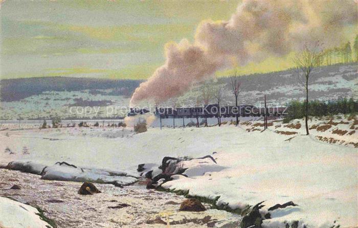 Foto Photochemie Nr. 2413 Eisenbahn Winter