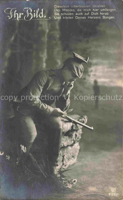 Foto GLCo Nr. 7129/1 Ihr bild Soldat Bild Gewehr