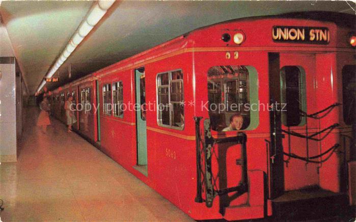 Eisenbahn Railway Chemin de Fer The Subway Toronto Ontario Canada