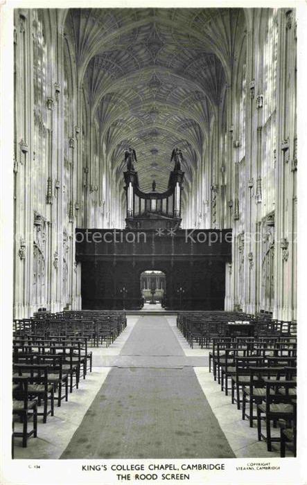 Orgel Kirchenorgel Organ Orgue Kings College Chapel Cambridge The Rood Screen