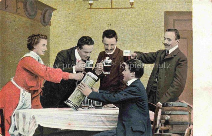 Bier Beer Biere Maenner Frau Prost