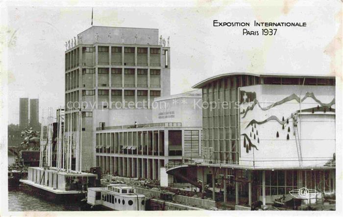 Exposition Internationale Paris 1937 Les Pavillons D Italie et de Suisse