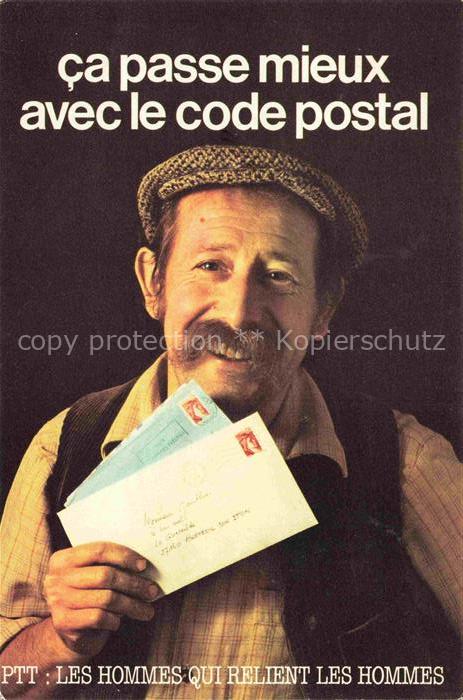 Briefmarkensprache auf Ak Telecommunication