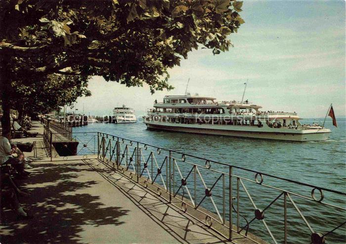 Schiffe Ships Navires Meersburg Bodensee Seestrasse