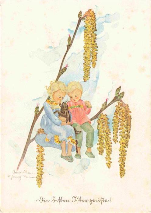 Ostern Easter Paques Pasqua-- Kinder Hase