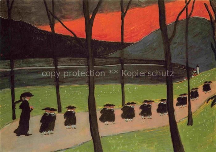 Werefkin von Marianne Kuenstlerkarte Scuola d autunno