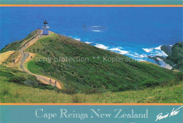 Leuchtturm Lighthouse Faro Phare-- Cap Reinga New Zealand