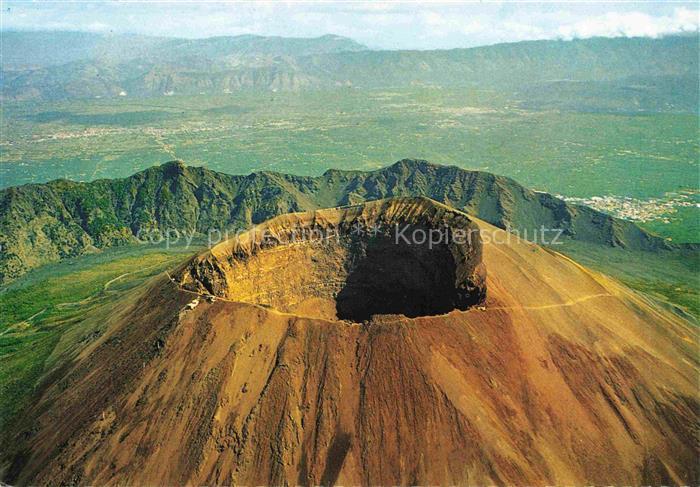 Vesuvio Vulkan Vulcano Volcano Napoli Campania IT Gegenwaertiger Krater Napoli