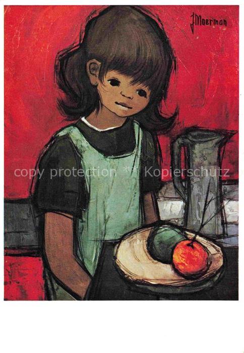 Moerman Jaklien Kuenstlerkarte Kind