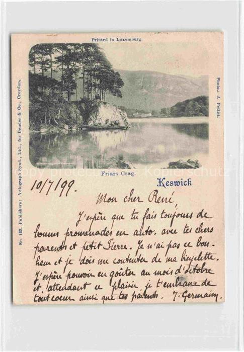 Keswick Allerdale West Cumbria UK Friars Crag