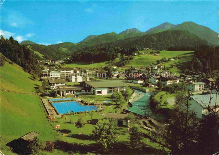 Fieberbrunn Tirol AT Feizeitcenter mit Spielberg und Wildsee