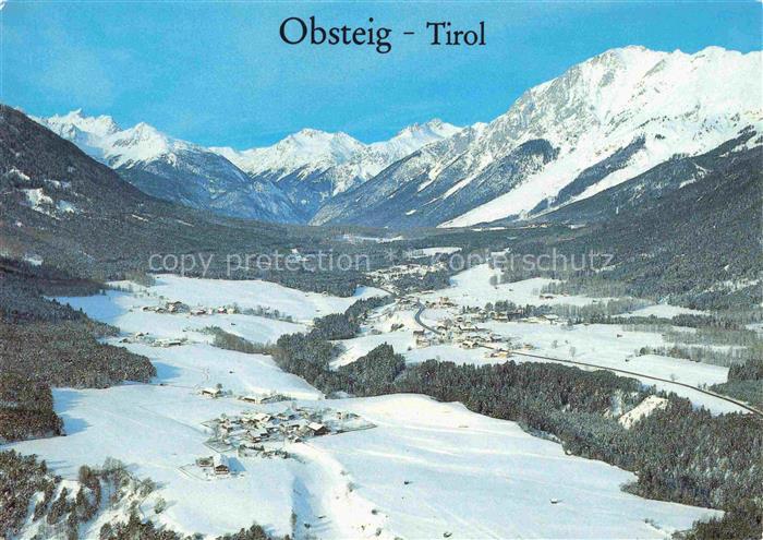 Obsteig Tirol AT Fliegeraufnahme