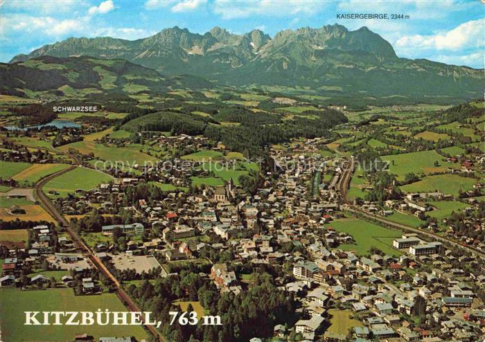 Kitzbuehel Tirol AT Fliegeraufnahme
