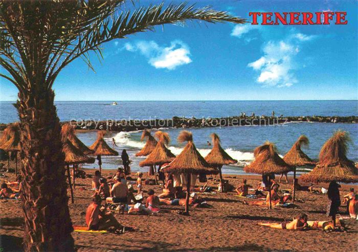 Playa de las Americas Arona Tenerife Islas Canarias ES Strandpartie