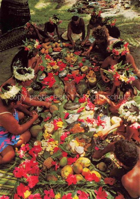Tahiti Polynesia Un tamaaraa A Tahitian feast