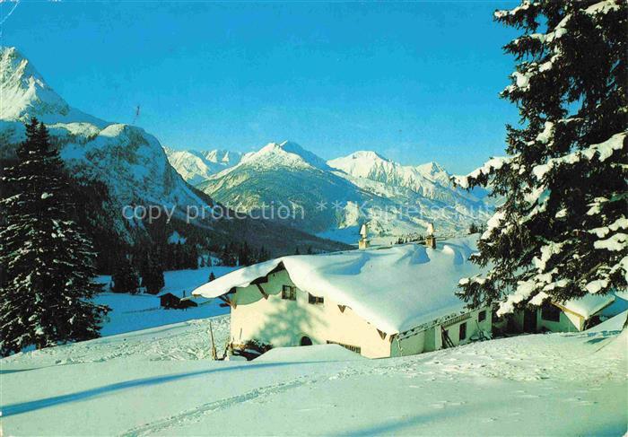 Ehrwalderalm 1500m Ehrwald Tirol AT Panorama